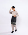 Mahkota Baju Melayu Set FS Kids - TAUPE