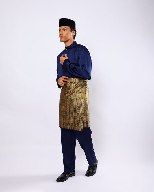 Mahkota Baju Melayu Set MS Adults - NAVY