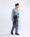 Mahkota Baju Melayu Set FS Adults - STEEL