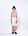 Mahkota Baju Melayu Set FS Kids - DUSTY PINK