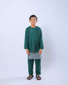 Bangsawan Baju Melayu Set Kids - EMERALD