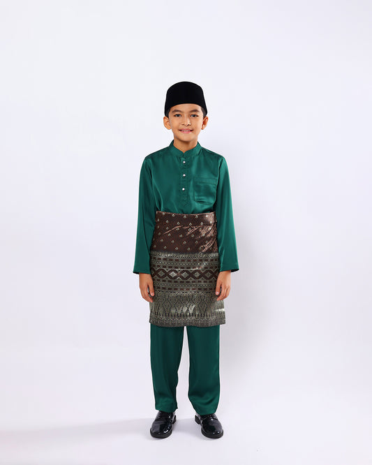 Mahkota Baju Melayu Set MS Kids - EMERALD