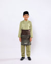 Mahkota Baju Melayu Set FS Kids - PISTACHIO