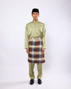 Mahkota Baju Melayu Set FS Adults - PISTACHIO