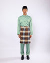 Mahkota Baju Melayu Set FS Adults - ALOE GREEN