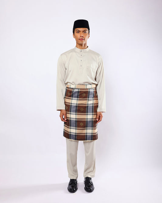 Mahkota Baju Melayu Set FS Adults - BEIGE