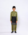Mahkota Baju Melayu Set FS Kids - OLIVE