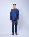 Bangsawan Baju Melayu Set Adults - NAVY