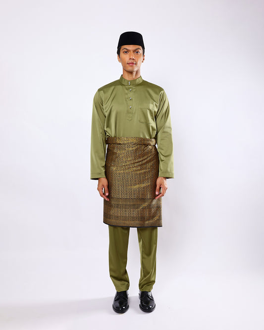 Mahkota Baju Melayu Set FS Adults - OLIVE