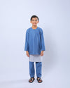Bangsawan Baju Melayu Set Kids - TURQUOISE