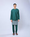 Bangsawan Baju Melayu Set Adults - EMERALD