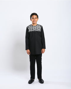 Aristocrat 3.0 Kurta Kids - BLACK 2