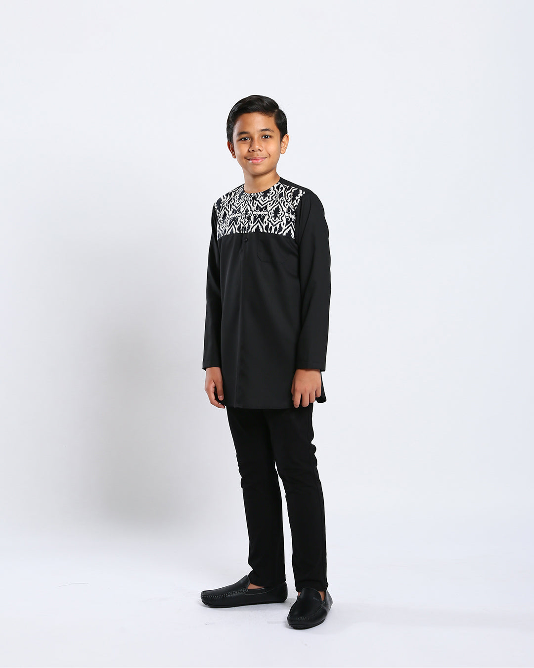 Aristocrat 3.0 Kurta Kids - BLACK 2