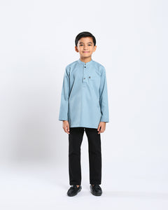 Sultan Baju Melayu Top Kids - DENIM