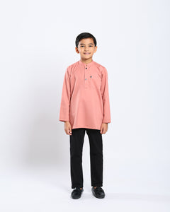 Sultan Baju Melayu Top Kids - PEACH