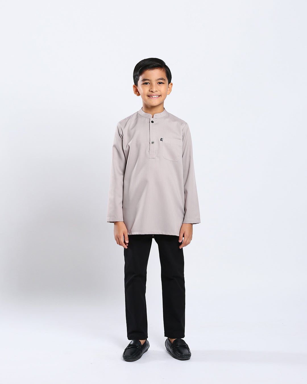 Sultan Baju Melayu Top Kids - TAUPE