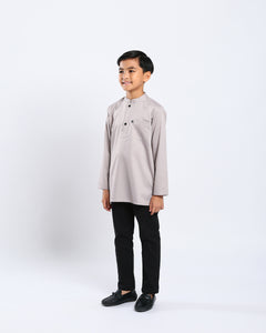 Sultan Baju Melayu Top Kids - TAUPE