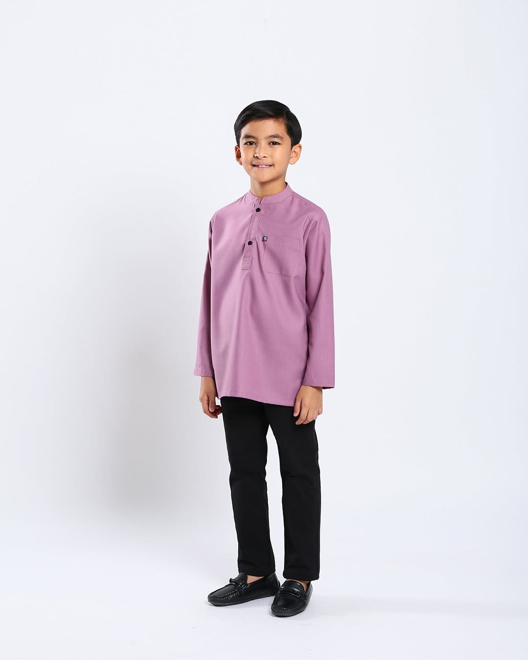 Sultan Baju Melayu Top Kids - LIGHT PURPLE