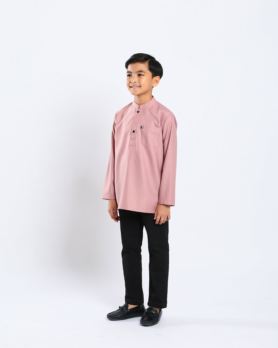 Sultan Baju Melayu Top Kids - DUSTY PURPLE