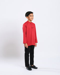 Sultan Baju Melayu Top Kids - RED