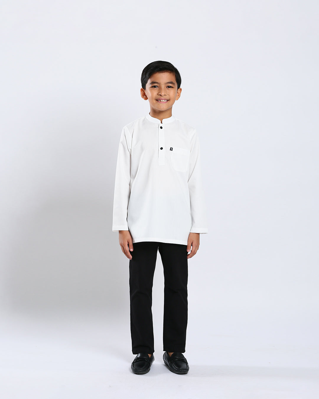 Sultan Baju Melayu Top Kids - OFF WHITE