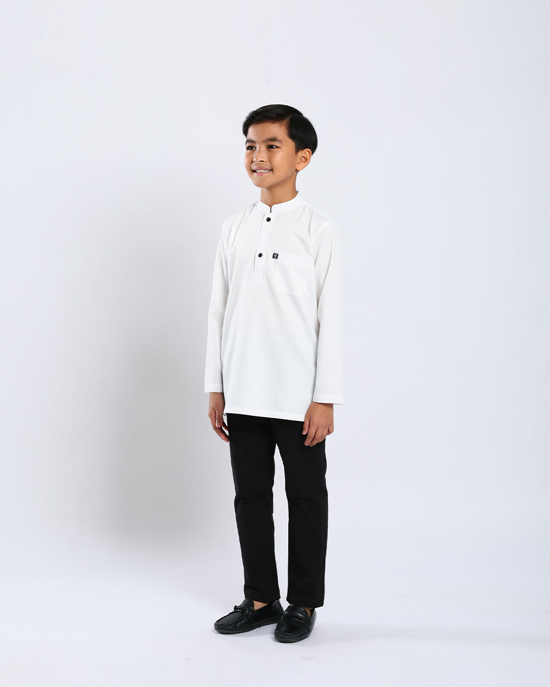 Sultan Baju Melayu Top Kids - OFF WHITE