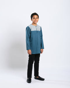 Aristocrat 3.0 Kurta Kids - TURQUOISE