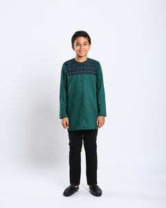 Aristocrat 3.0 Kurta Kids - EMERALD