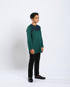 Aristocrat 3.0 Kurta Kids - EMERALD