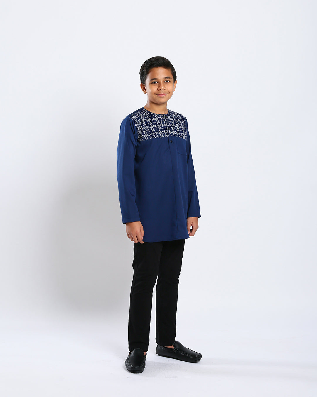 Aristocrat 3.0 Kurta Kids - NAVY