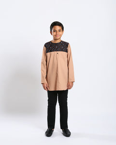 Aristocrat 3.0 Kurta Kids - LIGHT ORANGE