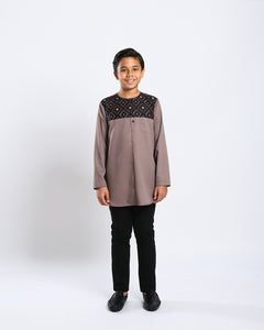 Aristocrat 3.0 Kurta Kids - BROWN