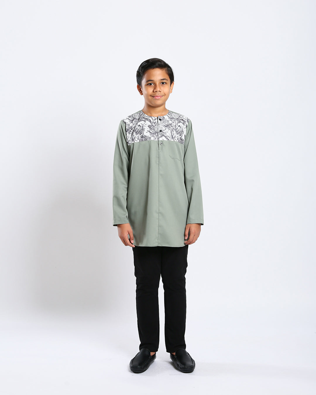 Aristocrat 3.0 Kurta Kids - SAGE