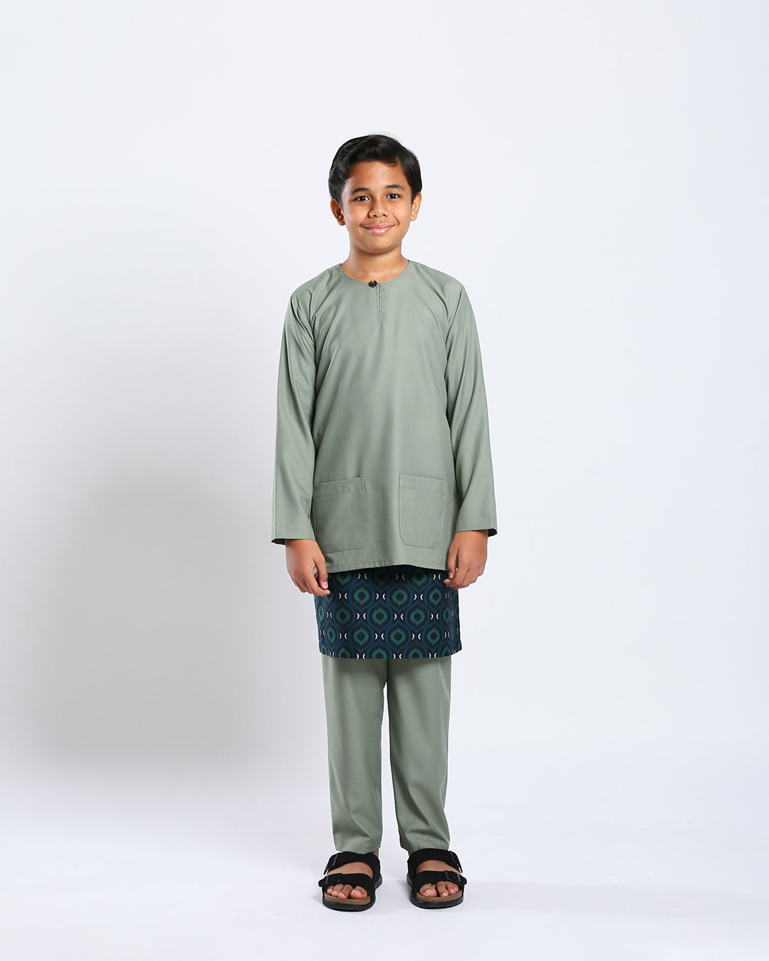 Bangsawan Baju Melayu Set Kids - SAGE