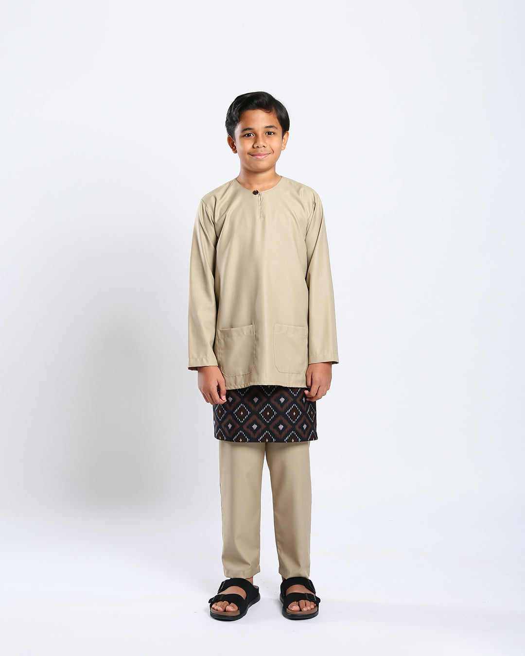 Bangsawan Baju Melayu Set Kids - GOLD