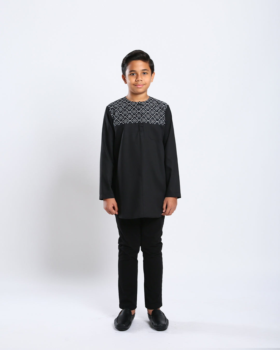 Aristocrat 3.0 Kurta Kids - BLACK 1