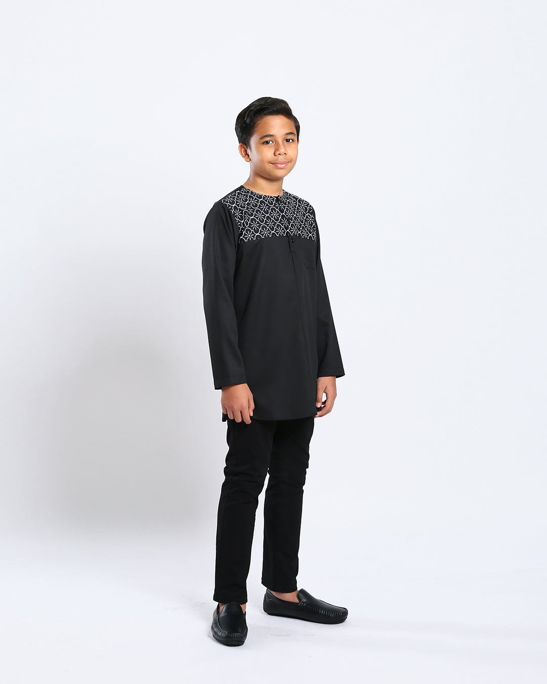 Aristocrat 3.0 Kurta Kids - BLACK 1