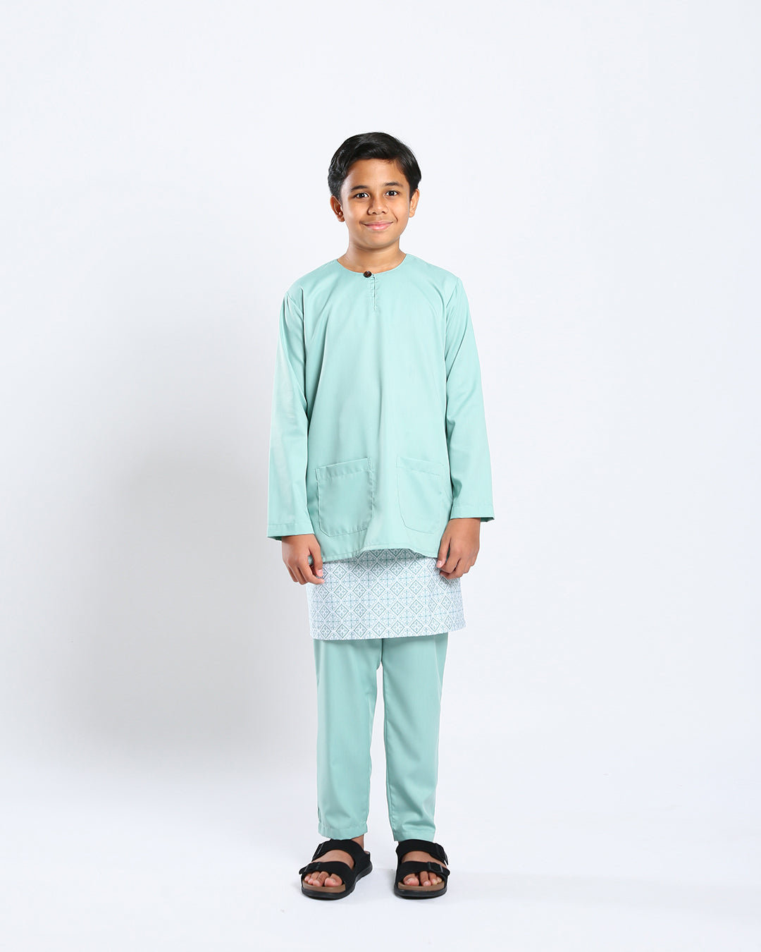 Bangsawan Baju Melayu Set Kids - MINT