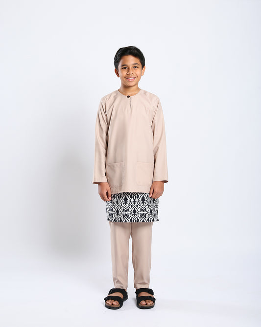 Bangsawan Baju Melayu Set Kids - SAND