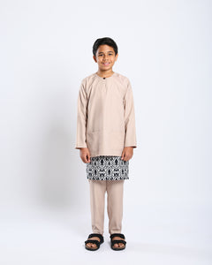 Bangsawan Baju Melayu Set Kids - SAND