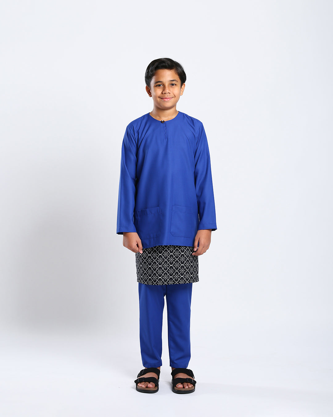 Bangsawan Baju Melayu Set Kids - ROYAL BLUE