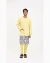 Bangsawan Baju Melayu Set Adults - LIGHT YELLOW