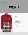Mahkota Baju Melayu Set FS Adults - MAROON