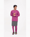 Bangsawan Baju Melayu Set Adults - MAGENTA