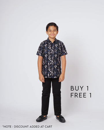 Tuah Batik Shirt Kids - PURNAMA