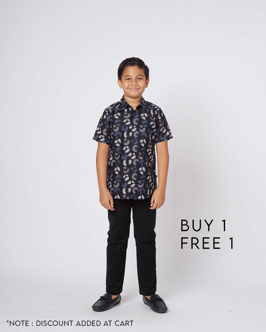 Tuah Batik Shirt Kids - PURNAMA