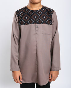 Aristocrat 3.0 Kurta Kids - BROWN