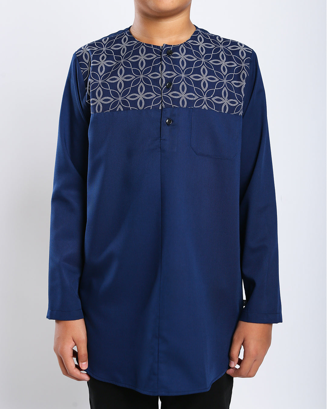 Aristocrat 3.0 Kurta Kids - NAVY