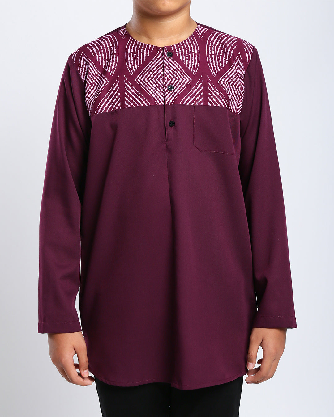 Aristocrat 3.0 Kurta Kids - BURGUNDY