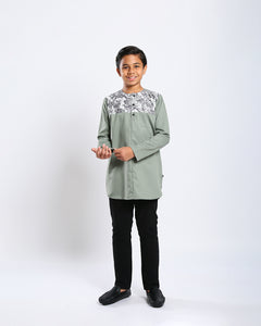 Aristocrat 3.0 Kurta Kids - SAGE